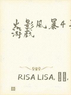 火影风暴4手机游戏