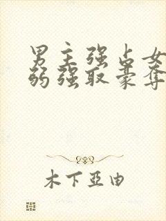 男主强占女主柔弱强取豪夺现言小说