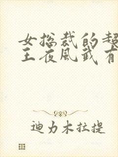 女总裁的超级兵王夜风武有几个女人