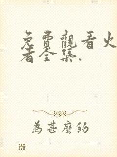 免费观看火影忍者全集.