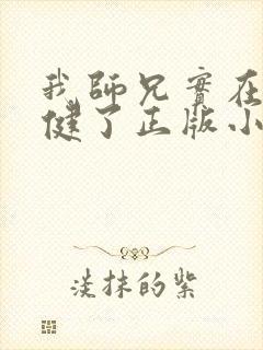 我师兄实在太稳健了正版小说免费阅读