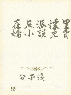 在反派怀里撒个娇小说免费阅读