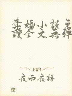 夺婚小说免费阅读全文无弹窗