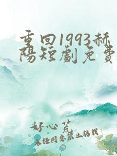 重回1993赫阳短剧免费观看