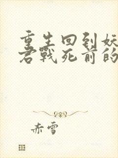 重生回到妖鬼夫君战死前的小说