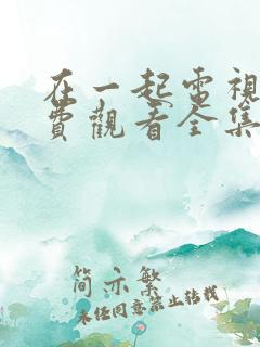 在一起电视剧免费观看全集高清版