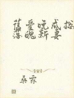 旧爱晚成总裁的落魄新妻