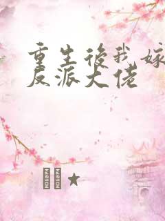 重生后我嫁给了反派大佬