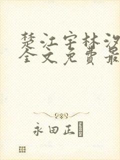 楚江宇林汐小说全文免费最新更新章节阅读