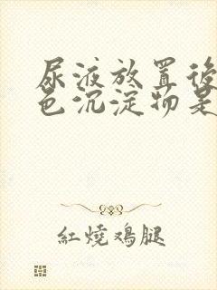 尿液放置后有白色沉淀物是怎么回事