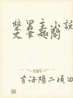 双男主小说高干文笔趣阁