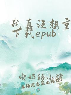 我真没想重生啊下载epub