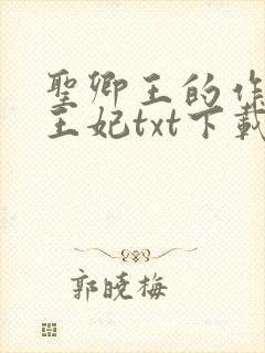 圣卿王的作妖小王妃txt下载