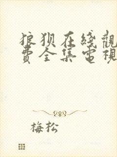 狼狈在线观看免费全集电视剧高清