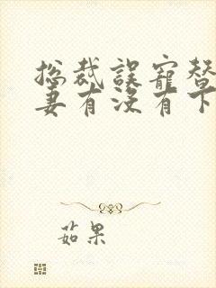 总裁误宠替身甜妻有没有下季