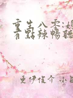 重生八零:媳妇有点辣畅听