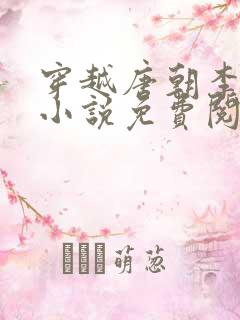 穿越唐朝李象的小说免费阅读