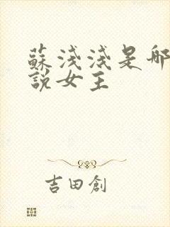 苏浅浅是哪部小说女主