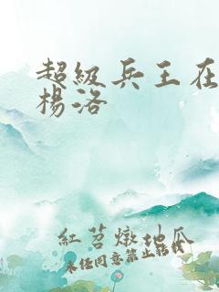 超级兵王在都市杨洛