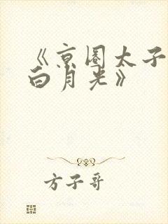 《京圈太子爷的白月光》