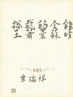 总裁的全能型兵王萧晨苏晴