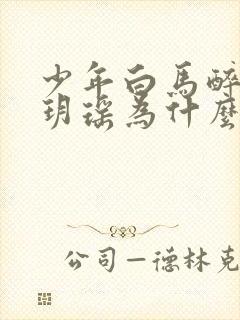 少年白马醉春风玥瑶为什么死