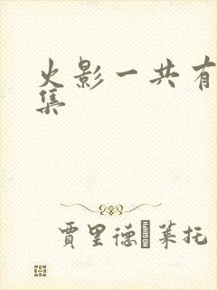 火影一共有多少集