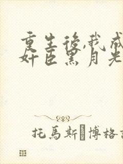 重生后,我成了奸臣黑月光免费小说