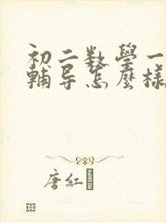 初二数学一对一辅导怎么样