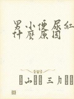 男小便尿红色是什么原因