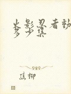 火影忍者动漫共多少集