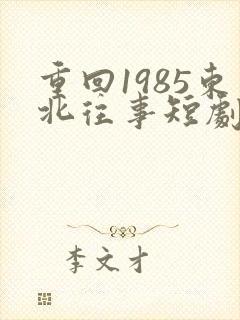 重回1985东北往事短剧在线观看免费