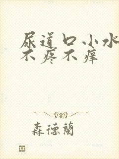 尿道口小水泡 不疼不痒