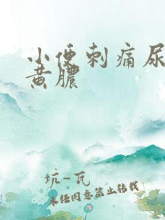 小便刺痛尿道流黄脓