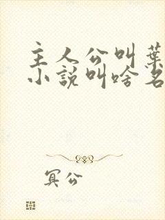 主人公叫叶楚的小说叫啥名