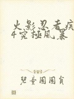 火影忍者疾风传4究极风暴