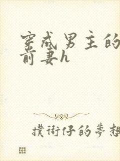 穿成男主的炮灰前妻h