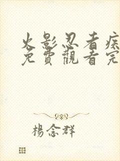 火影忍者疾风传免费观看完整版高清