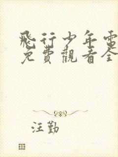 飞行少年电视剧免费观看全集完整版