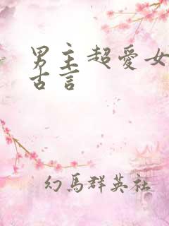 男主超爱女主的古言