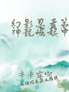 幻影忍者第三季神龙崛起中文版