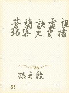 苍兰诀电视剧第36集免费播放流畅