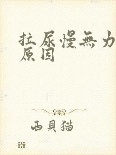 拉尿慢无力什么原因