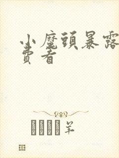 小魔头暴露啦免费看