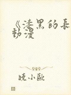 《漆黑的长袍》动漫