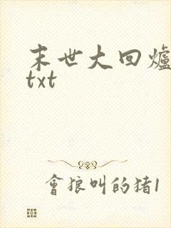 末世大回炉全本txt