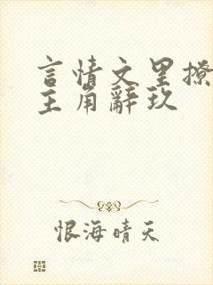 言情文里撩直男主角辞玖