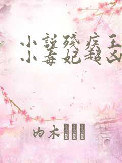 小说残疾王爷的小毒妃超凶超飒txt下载离线