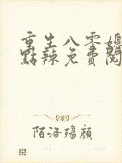 重生八零媳妇有点辣免费阅读