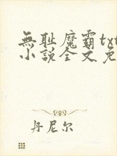 无耻魔霸txt小说全文免费阅读